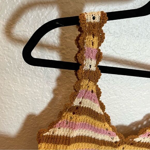 L*Space Turn the Tide 2 Piece Knit Swim Coverup Set in Cancun Stripe size Small - Picture 12 of 15